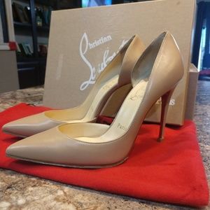 Christian Louboutin half d'Orsay Iriza pump